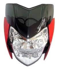 MASCARA COMPLETA PULSAR 135 CH COLOR: ROJO