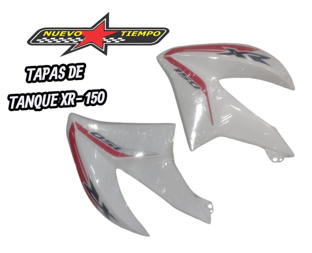 TAPAS DE TANQUE XR-150 COLOR: BLANCO