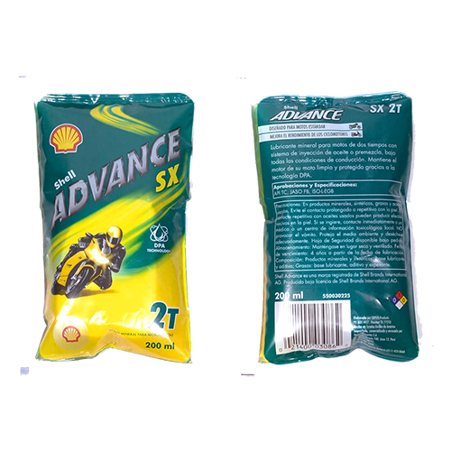 ACEITE SHELL 2T-200ML CAJA X100 UND