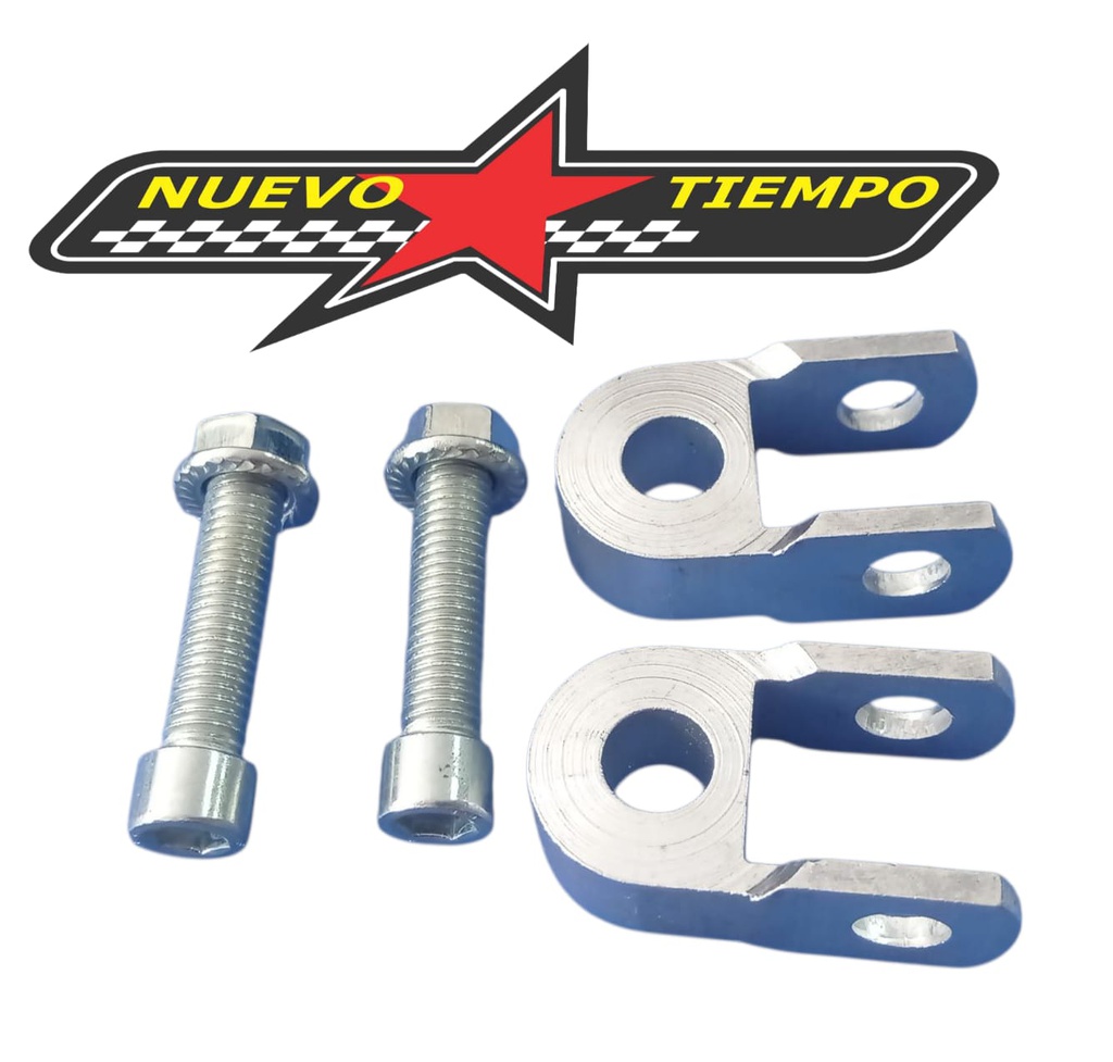 AUMENTO DE AMORTIGUADOR 12MM (ESR-MER-12M-WUX)-PLATA