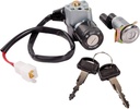 CHAPA+SEGURO DE ASIENTO WAVE 6 CABLES - C-110 (5874)