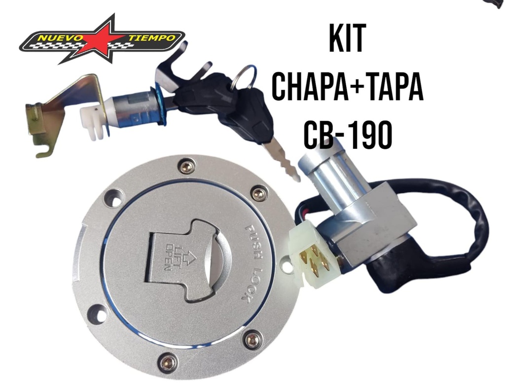 CHAPA+TAPA DE TANQUE CB-190R HONDA-EVERETT