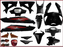 KIT DE PLASTICOS WAVE-110I COLOR: NEGRO