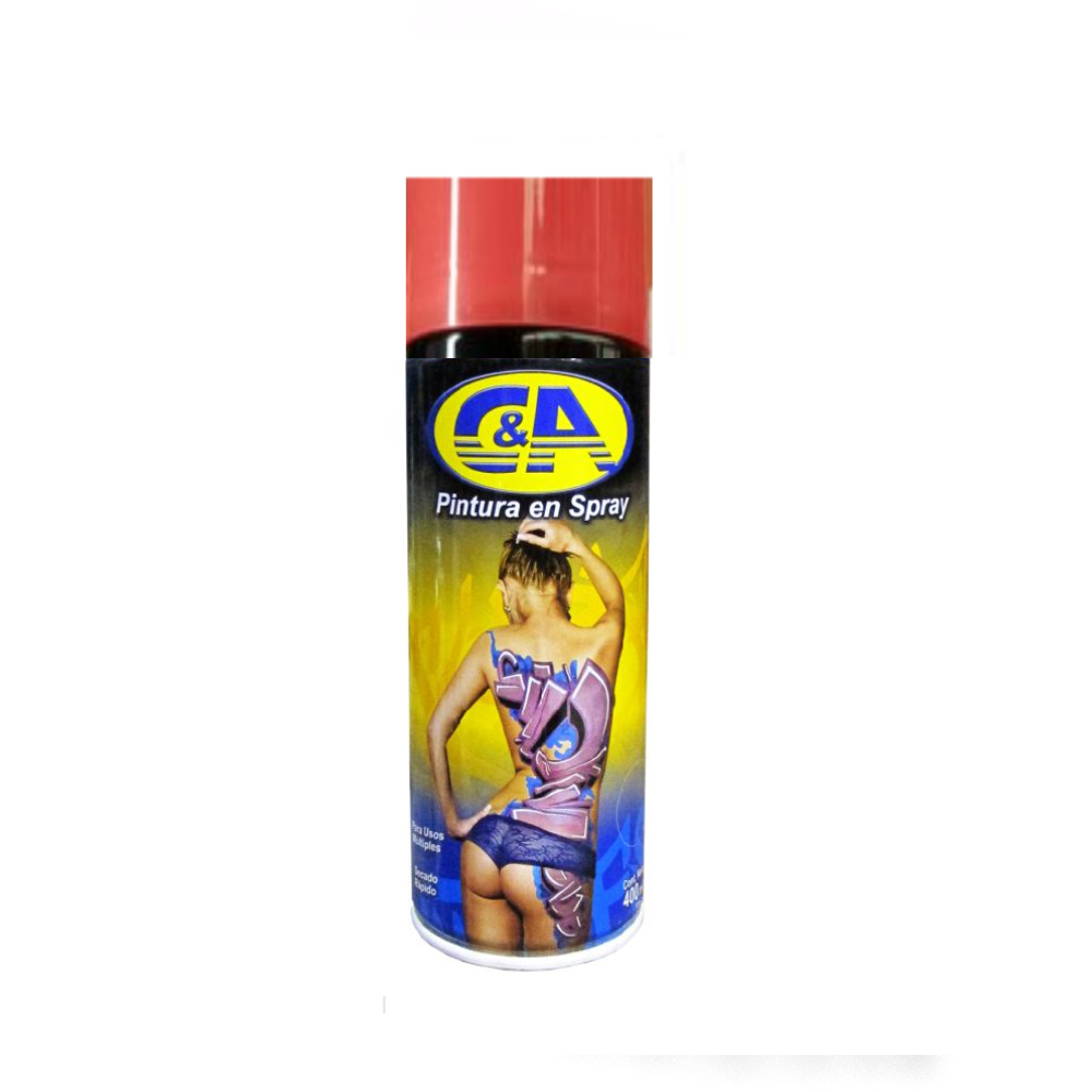 PINTURA SPRAY 400ML COLOR: ROJO