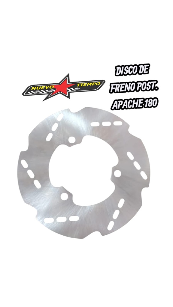 DISCO DE FRENO POSTERIOR RTR/180 APACHE-RCC-10333-(56333-AP160-3H-KC)