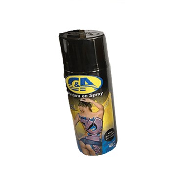 PINTURA SPRAY 400ML COLOR: NEGRO/MATE
