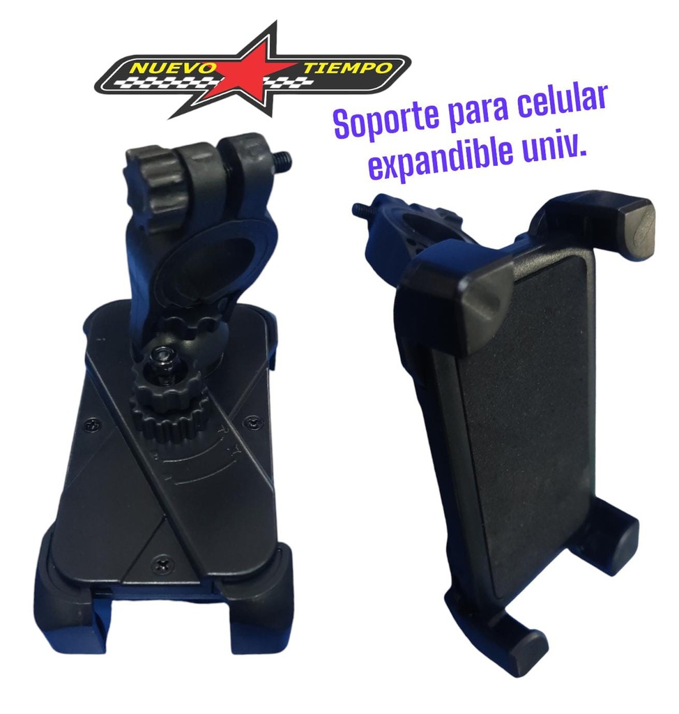 PORTA CELULAR-PARA TIMON DE MOTOCYCLETA (EXPANDIBLE UNIVERSAL) CY0000362