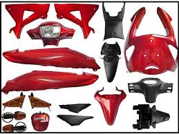 KIT DE PLASTICOS WAVE-110I COLOR: ROJO