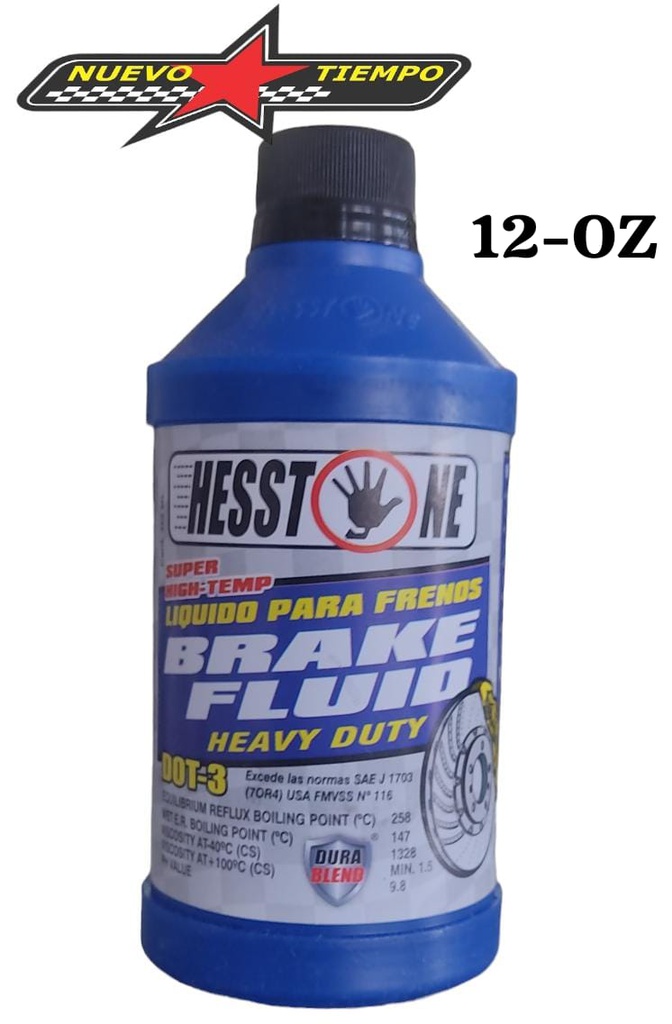 LIQUIDO DE FRENO 12OZ- CX12-HESSTONE