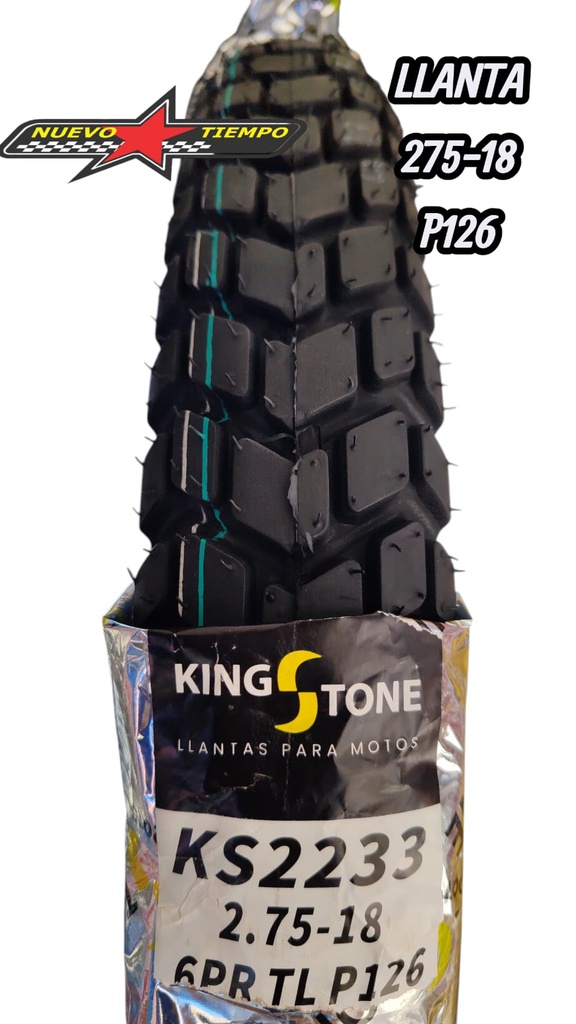 LLANTA 275X18 (P126 6 PRTT) RADIAL-KINGSTONE