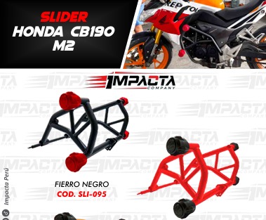 MATAPERRO (ESLAINER) CB-190/REPSOL (2TOPES) FIERRO/TOPE NORMAL (ROJO)