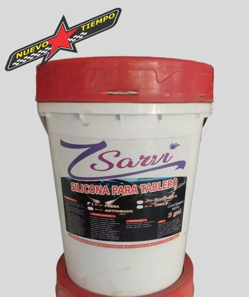 SILICONA DE TABLERO BALDE 5 GALONES-FRESA-FERPI