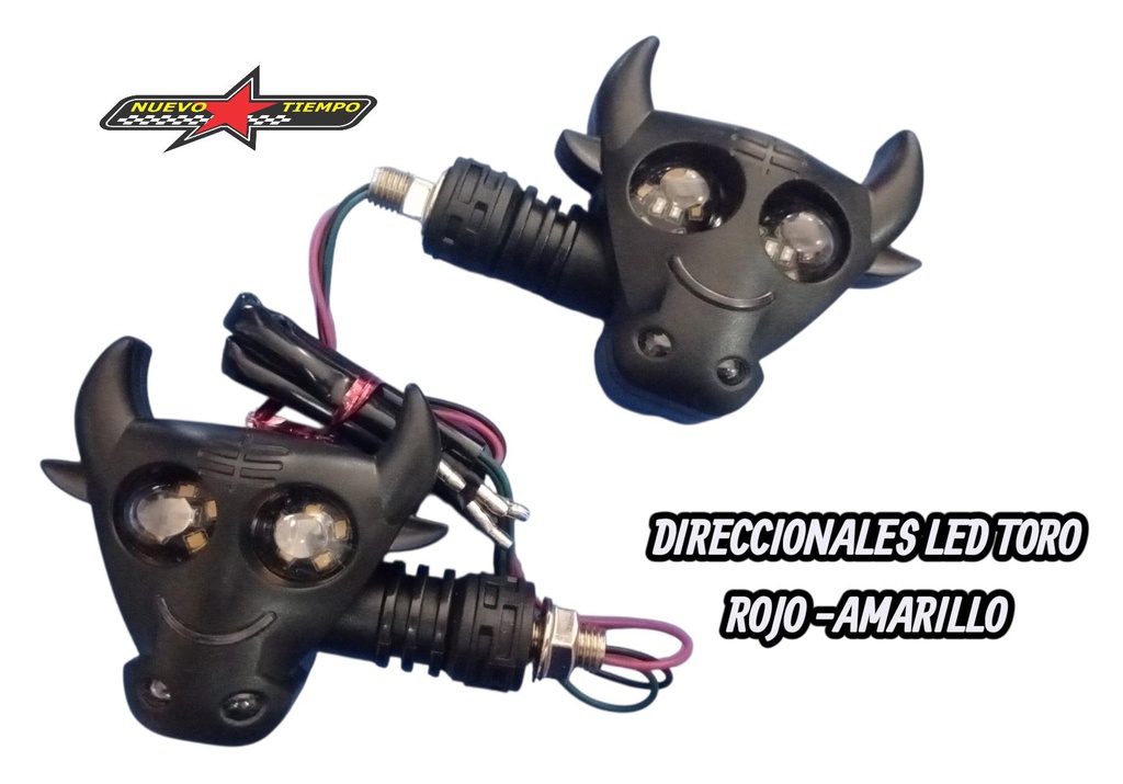 DIRECCIONAL LED/TORO ROJO/AMARILLO (1264WUX)BJR