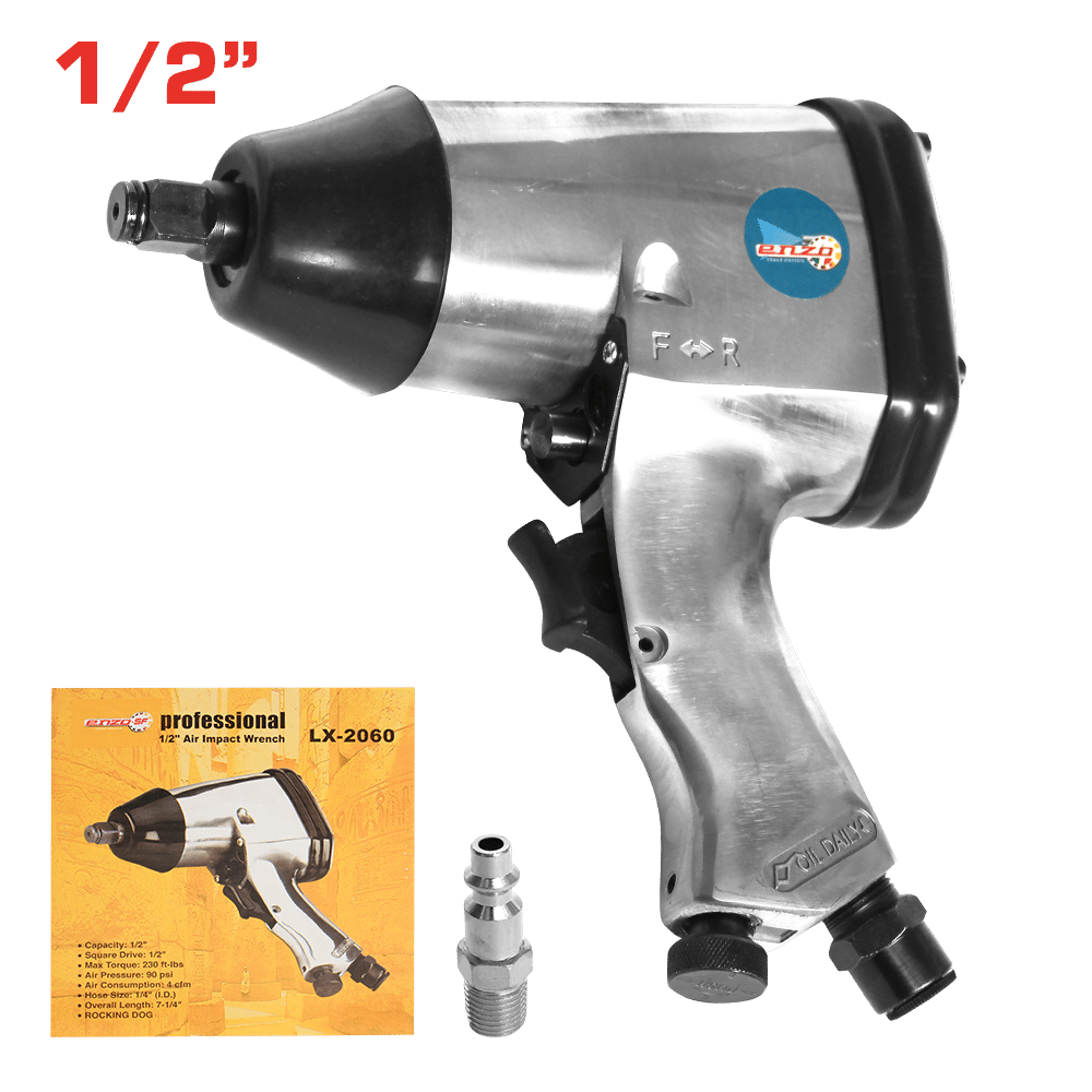 LLAVE DE IMPACTO-PISTOLA-SOLA NEUMATICA 1/2 P/TRABAJO PESADO-10475
