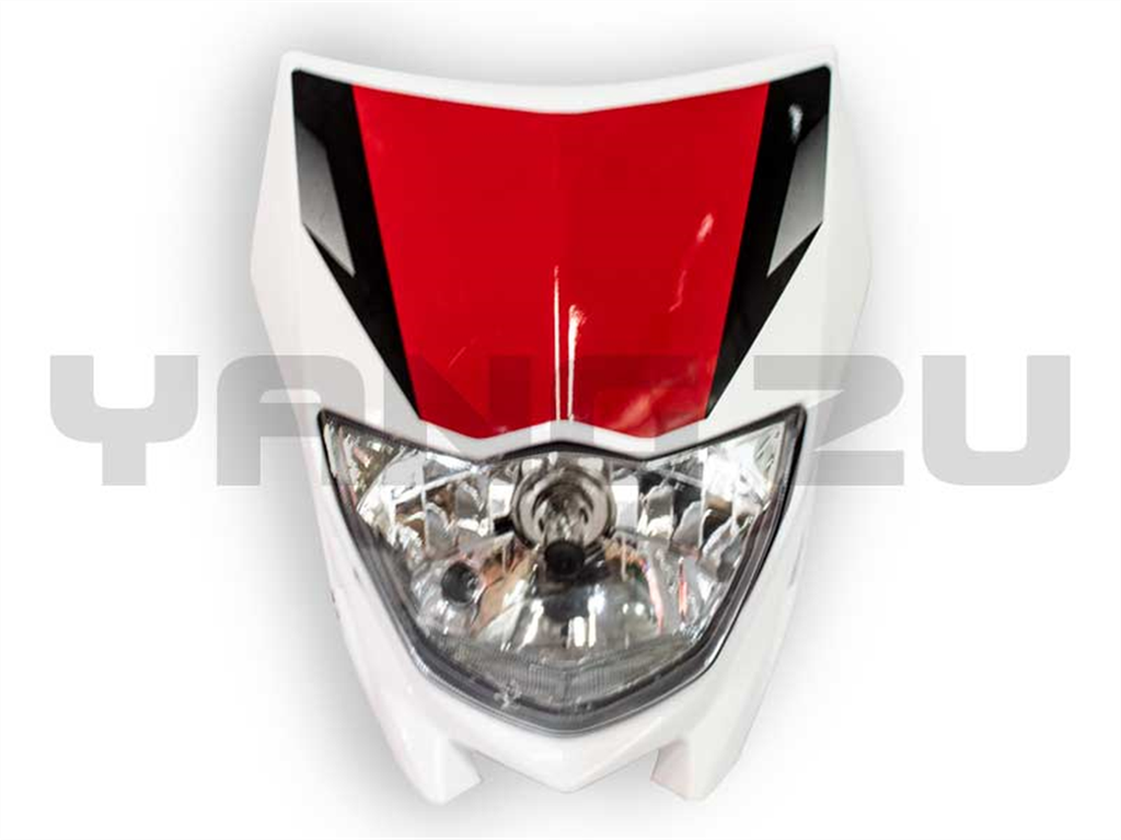 MASCARA COMPLETA XTZ-125 COLOR: BLANCO