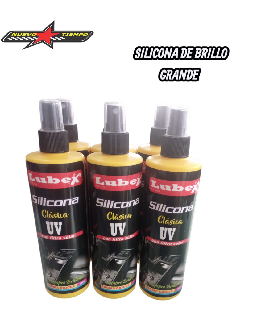 SILICONA DE BRILLO 350ML GRANDE LUBEX (FRESA) CX12UND