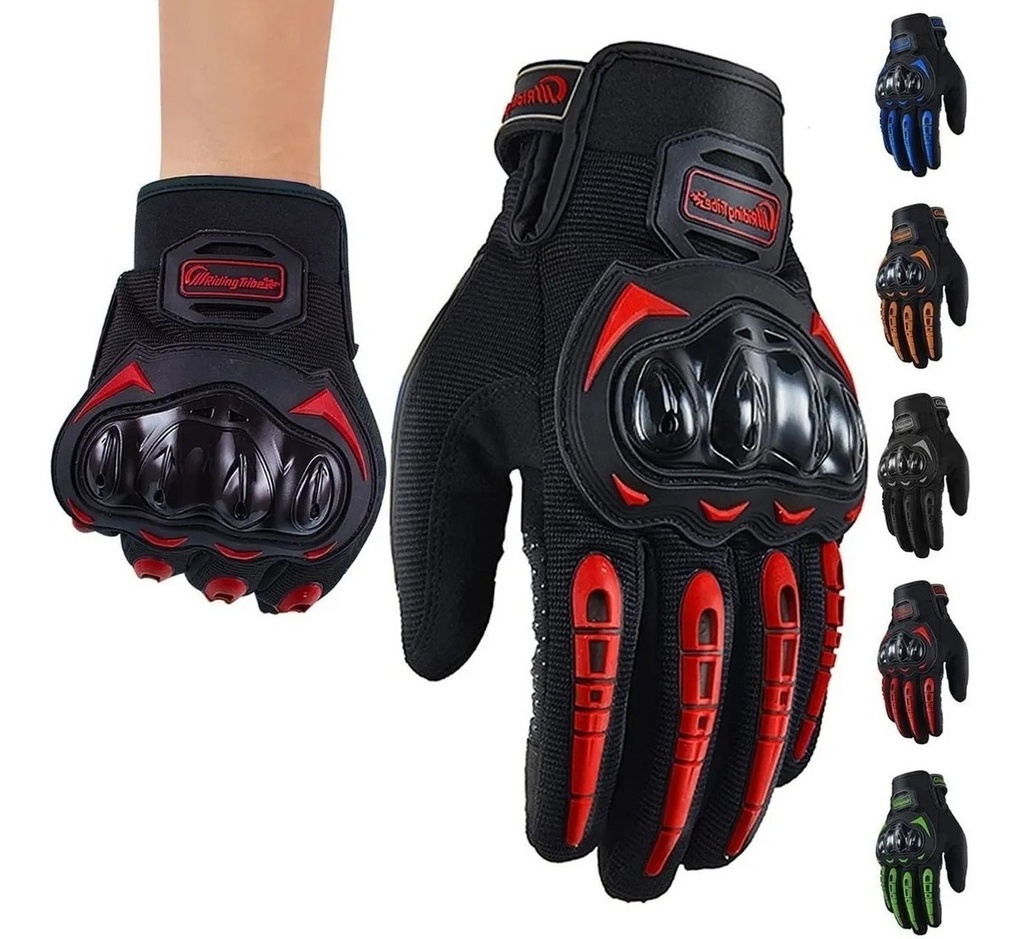 GUANTES DE MOTOCROS -15-ROJO