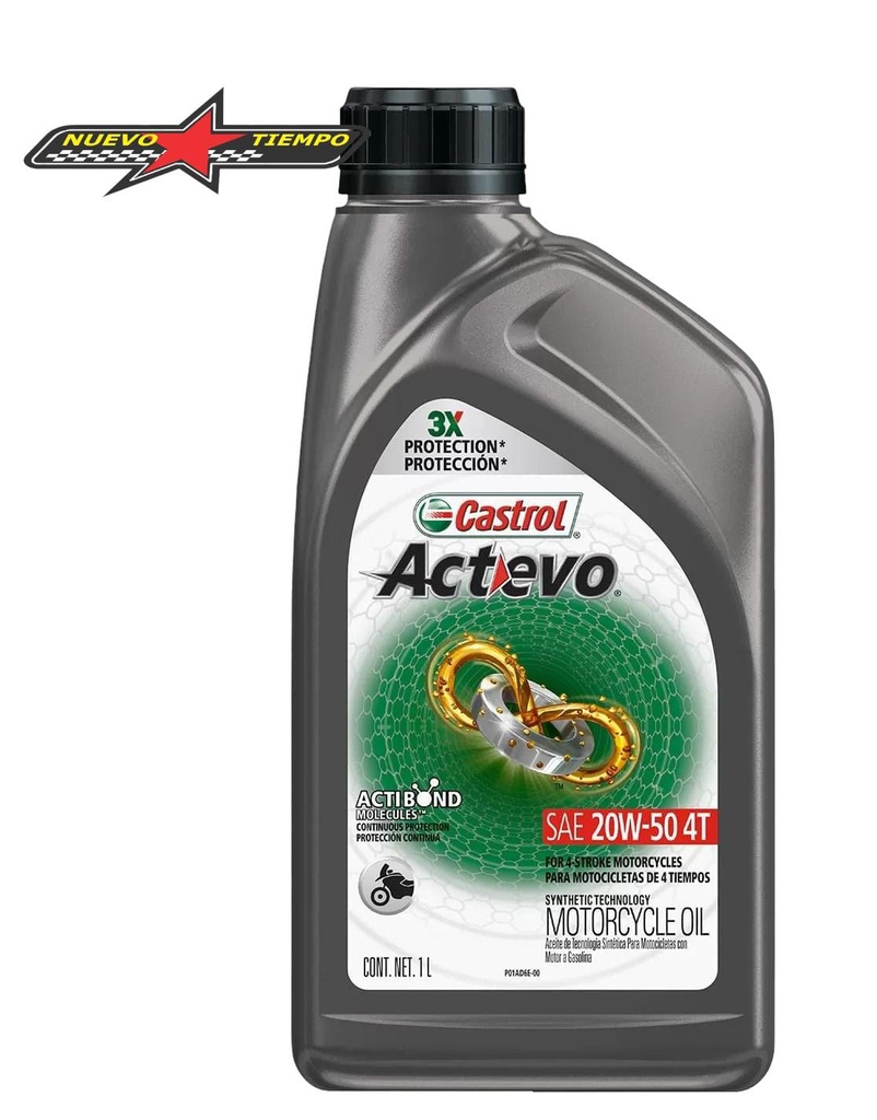 ACEITE CASTROL ACTEVO (LITRO)