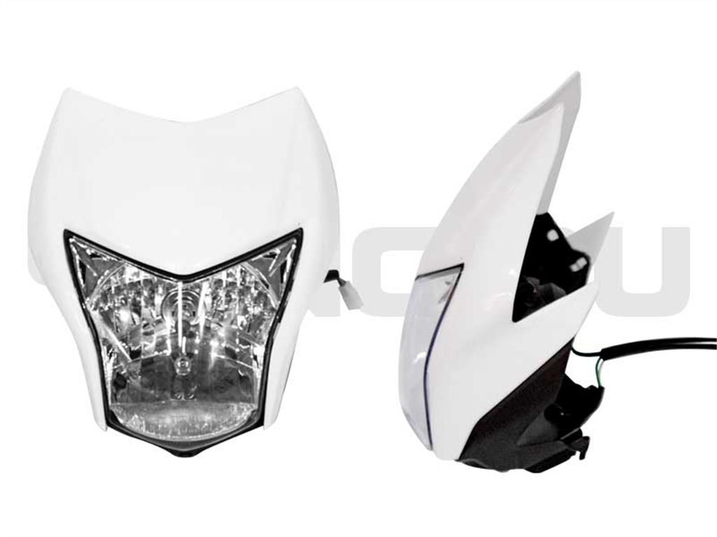 MASCARA COMPLETA HONDA XR-150/190: BLANCO (CCKAPA)