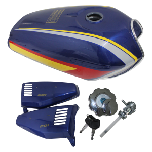 TANQUE CG 125-PLATINIUM (TAPA+GRIFO+TAPAS/LATERALES) COLOR: AZUL