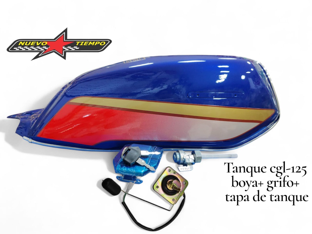TANQUE CGL-125 TAPA DE TANQUE/GRIFO/BOYA-COLOR: AZUL