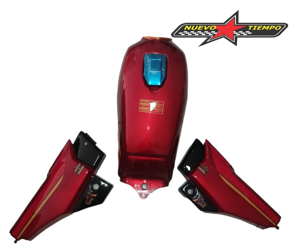 TANQUE COMPLETO CGL-125 COLOR: GUINDA