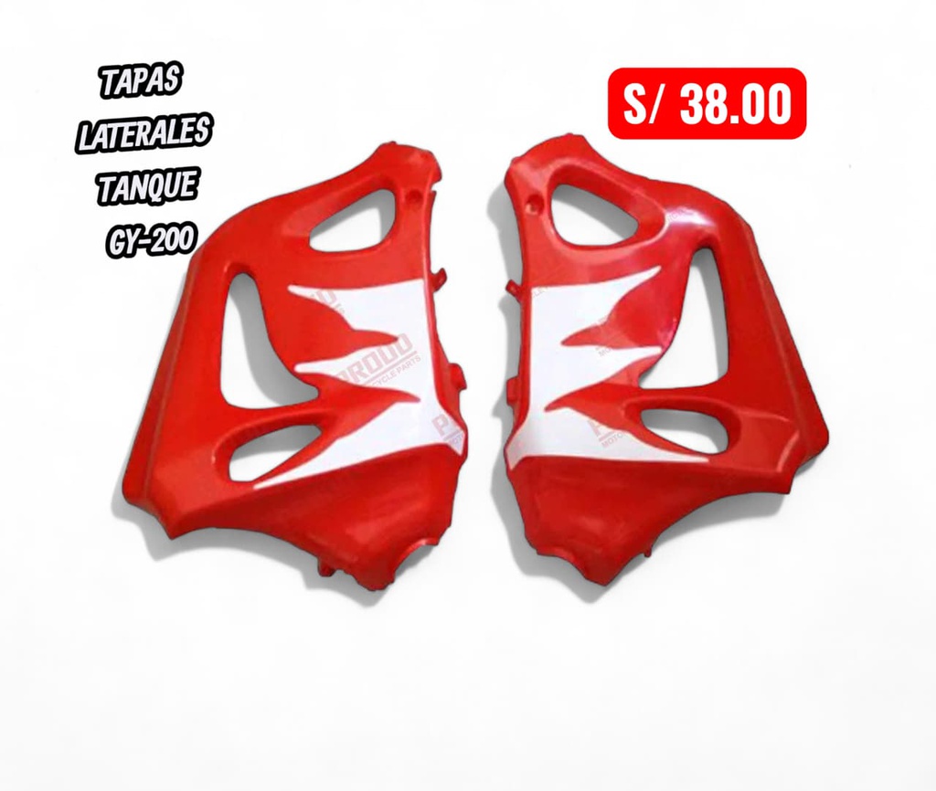 TAPAS DE TANQUE GY-200 ROJO/BLANO (LIQUIDACION)