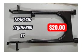 TRAPECIO DERECHO N°17 -B/JEBE+TOPE+OREJA (LIQUIDACION)