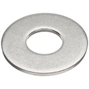 ANILLO PLANO Nª10-1/4-LIVIANO-M6 BLANCO X KILO