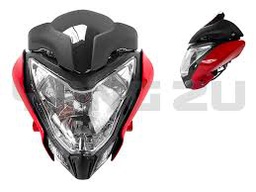 MASCARA COMPLETA PULSAR NS-200 CH COLOR: ROJO