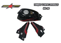 TANQUE TAPAS LATERAL/TAPA/GRIFO/SENSOR WX-150 RCC (6813)-NEGRO