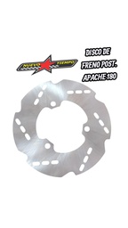 DISCO DE FRENO POSTERIOR RTR/180 APACHE-RCC-10333-(56333-AP160-3H-KC)