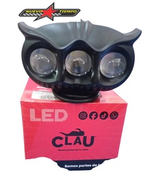 FOCO-BUO DE 3 HOJOS ALTA /BAJA AMARILLA/BLANCA (MT-3 12-80V 13W 2500ML)