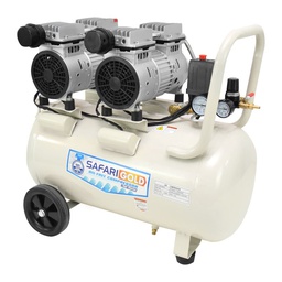 COMPRENSORA DE AIRE 50LB 2.5 220V S/SONIDO SAFARI-BLANCA-23402