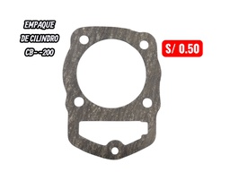 EMPAQUE CILINDRO CADENEROS CB-150/200 (LIQUIDACION)
