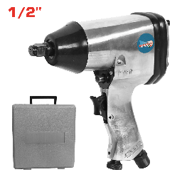 KIT LLAVE NEUMATICA -PISTOLA-4MM 1/2 C/MALETA 17PZ-10442
