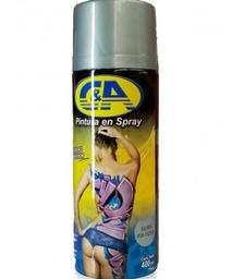 PINTURA SPRAY 400ML COLOR: PLOMO ( SILVER) Nª36