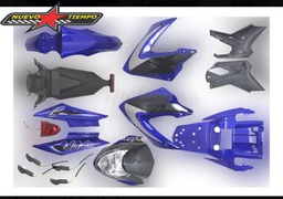 KIT DE PLASTICOS BROSS 8B RCC COLOR: AZUL