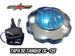 TAPA DE TANQUE CG 125-CROMADO-RCC (2025)