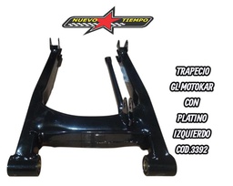 TRAPECIO DERECHO GL-125 MOTOKAR C/PLATINA (3391)