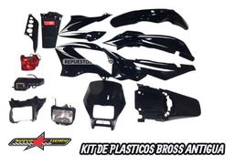KIT DE PLASTICOS BROSS/ANTIGUA IM-RCC COLOR: NEGRO