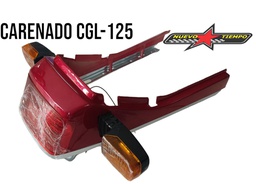 CARENADO CGL 125 COMPLETO CH COLOR: ROJO