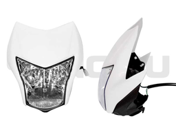 MASCARA COMPLETA HONDA XR-150/190: BLANCO (CCKAPA)