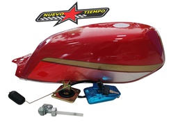 TANQUE CGL-125-GRIFO/BOYA/TAPA DE GASOLINA COLOR: ROJO