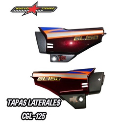 TAPAS LATERALES CGL-125 COLOR: GUINDA